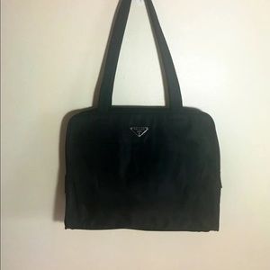 Prada Tessuto Zip Handle Bag
